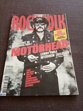 special MOTORHEAD-ROCK AND FOLK N°577-sept 2015-french magazine-revue!