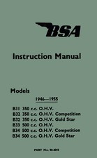 Manuel De Moto BSA B31 B32 B34