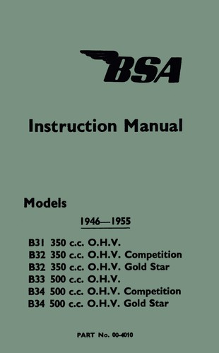 Manuel moto bsa b31 - manuel,