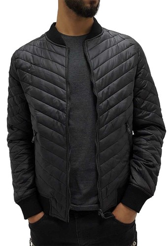 Matelassé hommes bomber veste - matelassé,
