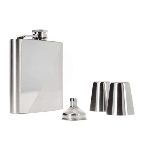 Coffret flasque alcool - flasque,