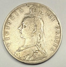 Pièce 1/2 Crown 1891 Royaume-Uni ?? Victoria Argent REF85937