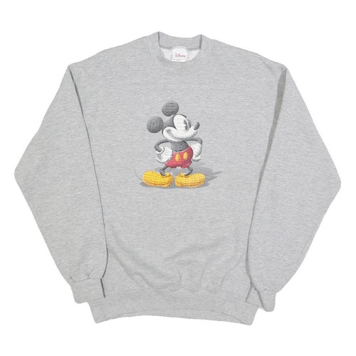 Sweat shirt femme - gris, mickey