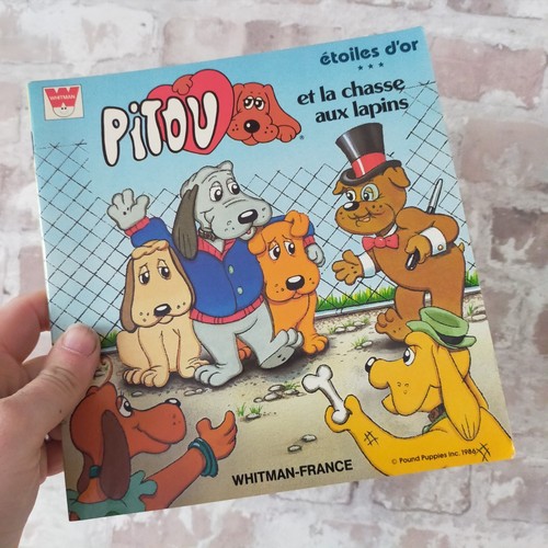 Petit livre vintage pitou - petit,