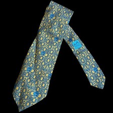 cravate HERMES vintage en soie