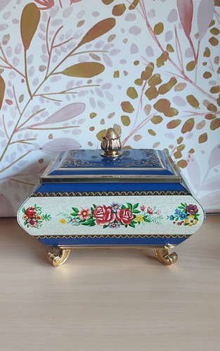 Boite fer blanc vintage - fer,