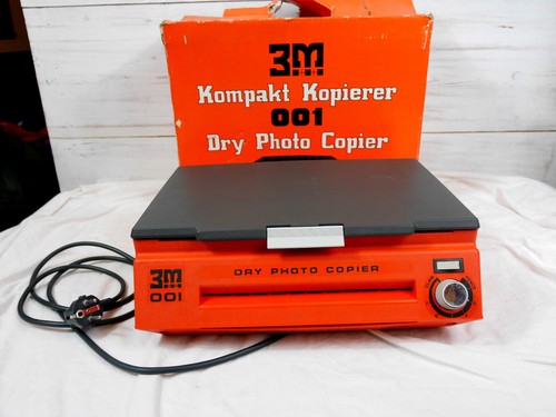 Vintage photocopieur orange - photocopieur, 3m
