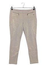 SPORTALM Pantalon strech Dames Pantalon T EU 40 blanc cassé-doré