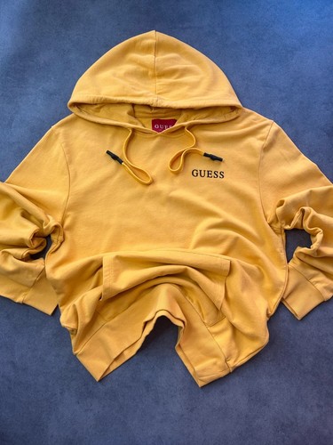 Sweat capuche guess jaune - à,