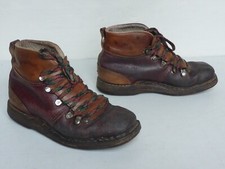 Ancienne Bottes de Ski Chaussure Ancien Cuir pour Ancienne des Skis en Bois