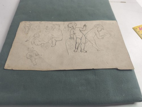 Ancien dessin crayon - ancien, crayon,