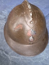 Casque kaki 1926 France fabrication Franck WW2 39 45 sans jugulaire ni intérieur