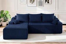 94'' Blue Cloud Sectional