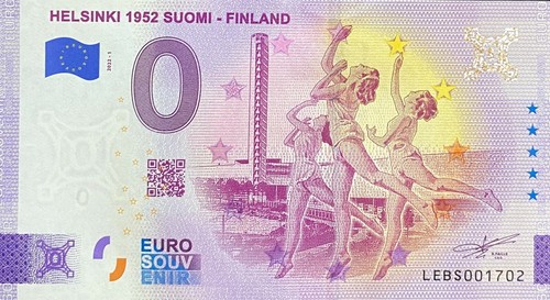 Billet euro helsinki 1952 - euro,