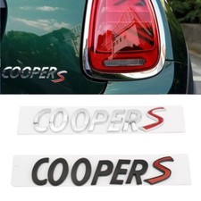 1 PCS For BMW MINI Cooper S Rear Door Emblèmes ornements 3D Logo Overlay Badge