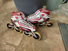 roller skates compétition en bon état taille 41 platine quatre roues en 100 mm