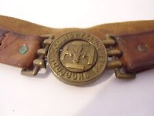 Ancienne ceinture scout de France toujours pret  années 40