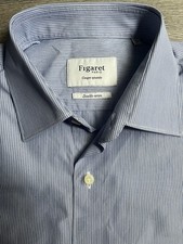 Chemise Figaret blanche bleue