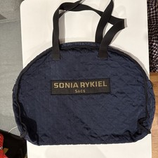 vintage quilted navy blue