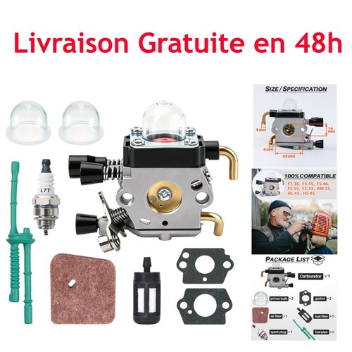 Kit carburateur stihl fs38 - carburateur,