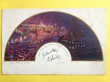 cpa Illustration Collection Source Cachat 74 - Fête de Nuit à EVIAN les BAINS