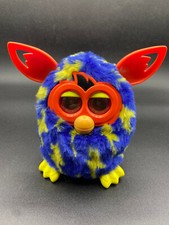 Peluche Figurine Furby 2012 Hasbro Bleu Orange Jaune Tiger Electronics Testé Ok