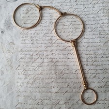 Binocles en Plaqué Or Fin