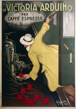 Publicité pour la machine à café expresso Victoria Arduino, 1922 (42 x 60 cm)