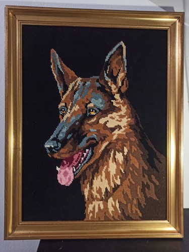 Canevas tapisserie encadré - /,