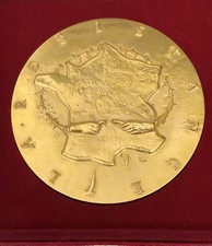 GRANDE MEDAILLE BRONZE DORE