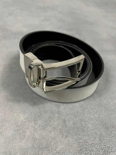 Ceinture cuir blanc - , noir