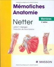 Mémofiches Anatomie Netter 