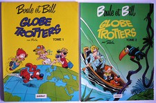 BD PUB / ROBA : BOULE ET BILL GLOBE TROTTERS tomes 1+2 / 1981 / broché 24 p coul