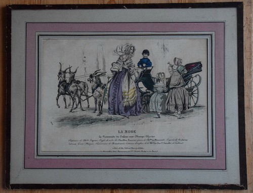 Gravure ancienne mode - gravure,