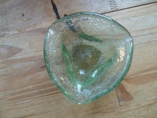 CENDRIER VERRE BULLE VERT