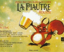 Etiquette bière SUPIOT Olivier festival BD Angers 2022 (Lili Crochette