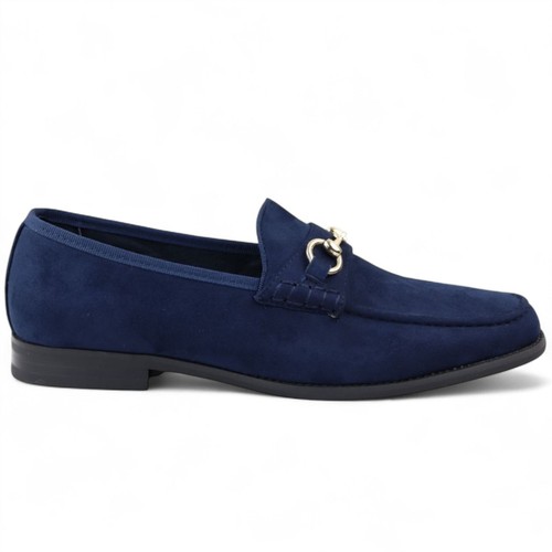 Homme marine mocassin daim - mocassin,