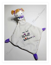 Doudou Peluche Fille Blanc