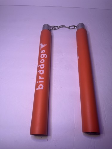 Red foam padded nunchucks - red,