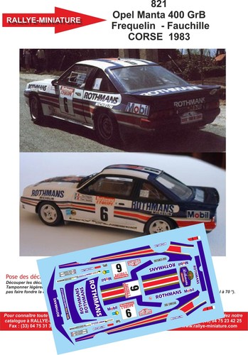 Decals ref 0821 opel - decals,