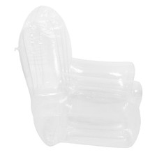 Canapé gonflable transparent - Chaise gonflable en PVC transparent pour camping