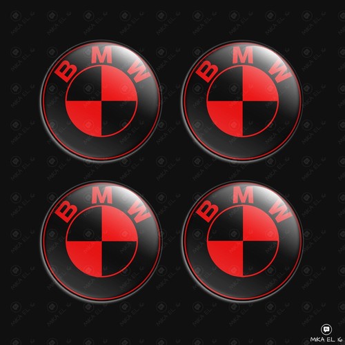 Bmw wheel center cap decals - cap,