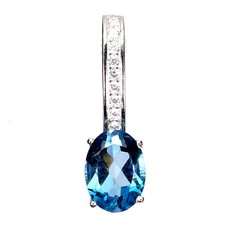 Pendentif en Argent 925 Topaze
