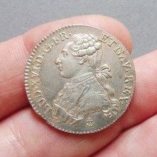 Louis XVI - 1/5e d'Ecu aux Branches d'Olivier - 1788 H  La Rochelle