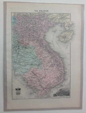 CARTE GEOGRAHIQUE XIX EME -