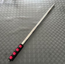 MAT TELESCOPIQUE HAMPE DE DRAPEAU RETRACTABLE METAL ANTI ROUILLE AVEC POIGNEE