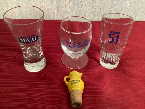 Lot 1 verre ricard - de,