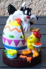 Figurine Titi Et Grosminet Oeuf De Pâques Fizzy, Warner Bros 1999, Dessin Animé