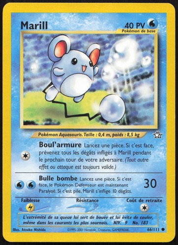 Carte pokémon marill 111 - carte,