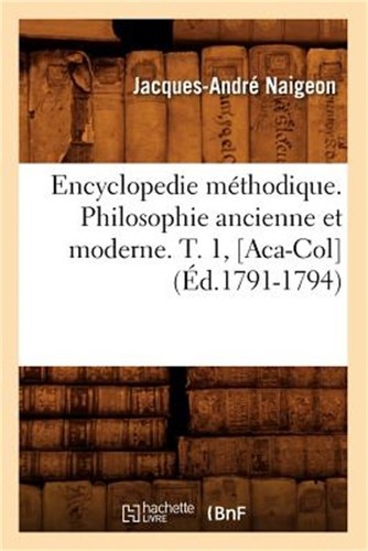 Encyclopedie thodique - encyclopedie, m�thodique